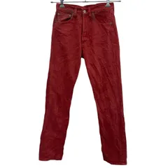 Levi's 501 デニムパンツ W27 リーバイス レッド ボタンフライ アメリカ製 コットン ジーンズ 古着卸 アメリカ仕入 2504-229