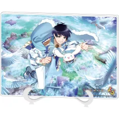 【中古】アクリルスタンド・アクリルパネル 04.月岡紬×シナモロール(公式イラスト) アクリルアートボード(A5サイズ) 「A3!(エースリー)×Sanrio characters 新商品発売フェア in アニメイト」
