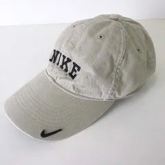 ナイキ NIKE キャップ 帽子 ぼうし スナップバック ロゴ 刺繍 コットン F カーキベージュのサムネイル