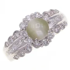 キャッツアイ ダイヤモンド リング CE1.41ct D0.77ct