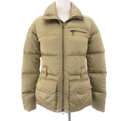 ラルフローレン RALPH LAUREN ダウンジャケット ジップアップ ベージュ S アウター ■GY11のサムネイル
