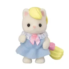 【中古】おもちゃ シルクネコの赤ちゃん ギリー 「シルバニアファミリー 赤ちゃんコレクション -赤ちゃんおしゃれヘアシリーズ-」