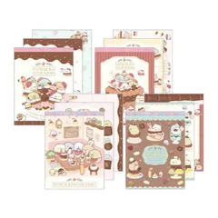 【4個セット】サンエックス　すみっコぐらし　すみっコでチョコレートフェアテーマ　メモ帳　クロスメモ　4個セット　MH24801