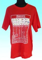 ラオスのラオ文字Tシャツ ラオ語の「あいうえお」 レディースXL アジアン エスニック雑貨 FU-F-TS55