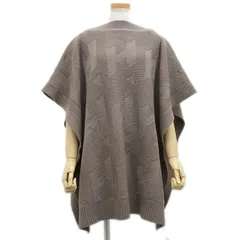 HERMES カシミヤ 100% プルオーバー ニット ポンチョ HERMES カシミヤ 100% プルオーバー ニット ポンチョ