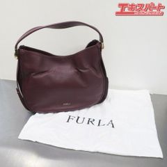 極美品 FURLA 赤 トートバッグ A4 PC 水筒 マザーバッグ 保存袋 