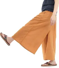 沖縄技研 OKI オキ タイパンツ ゴム仕様 ワイドパンツ ユニセックス メンズ レディース エスニック アジアン(キャラメル)