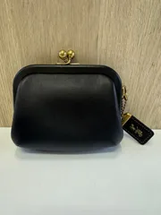 【未使用に近い】コーチ COACH 財布　ケース がま口 オールド　黒 未使用】COACH コーチ がま口 財布 黒 ブラック - メルカリ
