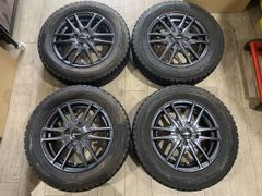 【2503047】スタッドレス WAREN 14インチ 4.5J +45 PCD100 4H + DUNLOP WM01 165/70R14 2015年 アクア ヴィッツ マーチ Kei ハスラー ソリオ デリカD2 パッソ スイフト キャスト 等