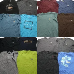 古着卸 まとめ売り ブランドMIX 半袖Tシャツ 16枚セット (メンズ 2XL ) ハーレー ノーティカ デッキーズ 中古 古着 MZ1250