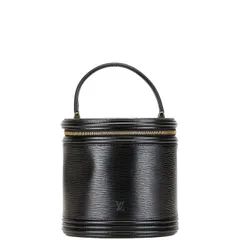     中古 ルイヴィトン カンヌ エピ M48032 ABランク ハンドバッグ バニティバッグ ノワール ブラック レディース LOUISVUITTON 【送料無料】【西神店】