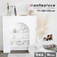 セ*郎様 アンティーク調 ホワイトマントルピース（撮影備品） セ*郎様