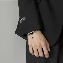 1.ユニセックス　クロスストーンブレスレット　1680円→SALE