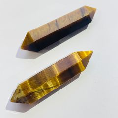 訳あり　タイガーアイ　ミニダブルポイント　２個セット