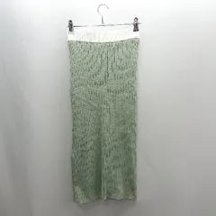 ◇ Θ ROYAL PARTY ロイヤルパーティ ロング タイト スカート サイズF ミント系 レディース E  【1502060007832】