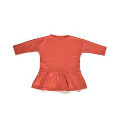 《COODO》ワンピース　86サイズ ／ OVERSIZED DRESS_red