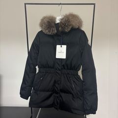 モンクレール★ダウン★リアルファー★FATSIALFUR★レディス★サイズ1★ブラック★国内正規品