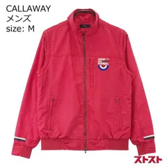CALLAWAY キャロウェイ 2WAY ジップジャケット レッド系 M ［240001871577］