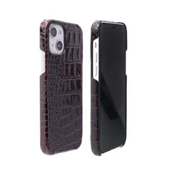 abbi SIGNATURE LIPARI イタリアンレザーバックカバー for iPhone 13  ダークブラウン ABS21807i13BR