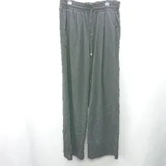 ◇ Θ URBAN RESEARCH Sonny Label ウエストゴム 綿混合 ワイドパンツ サイズF ブラック レディース E  【1409240006022】