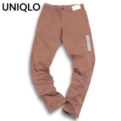 【新品 未使用】 UNIQLO ユニクロ スリムフィット★ ノータック チノ パンツ Sz.ウエスト79cm メンズ