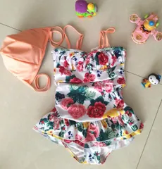 子供 水着 女の子 ワンピース 子供水着 女の子 ワンピース水着 プール キッズ水着 ジュニア 女児 水遊び 90cm 100cm 110cm 120cm 水着