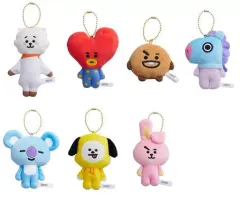【中古】食玩 キーホルダー 全7種セット 「BT21 Fuwa Fuwa Mascot★」