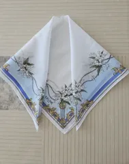 *セリーヌ スカーフ ハンカチ フラワー パターン