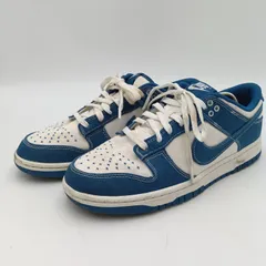 NIKE ナイキ DUNK LOW SE ダンクロー エスイー 刺し子-インダストリアル スニーカー ブルー ホワイト 27cm メンズ C-2-7