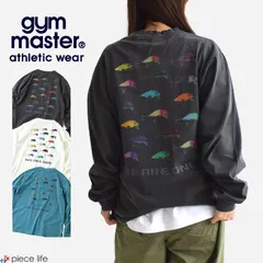 ジムマスター gym master ロンT 長袖 Tシャツ ルアー トップス メンズ レディース ロングスリーブ 6.2oz ピグメントルアーロンTEE ユニセックス プリント  釣り 魚 フィッシング M L XL G633736