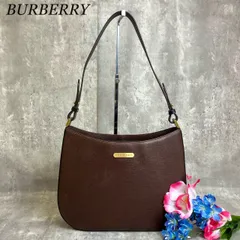 希少✨Burberry バーバリー デニム キャンバス レザー ショルダーバッグ 7499231611.jpg