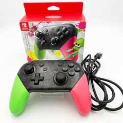 中古 Nintendo Switch Proコントローラースプラトゥーン2エディション 純正 プロコン Proコン HAC-A-FSSKB