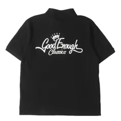 【極美品】GOODENOUGH ポロシャツ　ロゴバックプリント グッドイナフ GOODENOUGH 90S 初期タグ 背面ロゴプリント S/S T