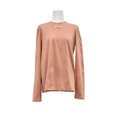 miu miu ダークグレー 長袖カットソー ポケット付き　00s MIU MIU(ミュウミュウ) ロングスリーブTシャツMJL064 MJL064
