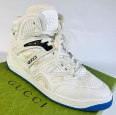 GUCCI BASKET ヴィンテージ加工 スニーカー 25.5cm 美品箱紐付 - メルカリ