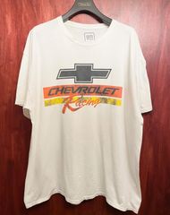 CHEVROLET Racing OFFICIAL 両面プリントTシャツ ホワイト S/Mサイズ
