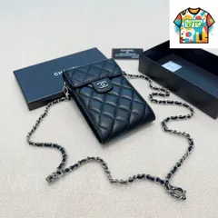 【今日特価】Chanel シャネル 多機能手機ポーチ 羊皮に刺繍を施し、高品質金具と精密な仕上がりを備える-WTO輸入2