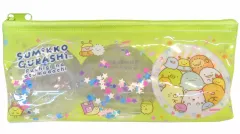 【中古】バッグ グリーン ふしぎなおともだち キラキラクリアポーチ 「すみっコぐらし」