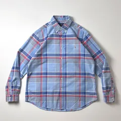 POLO Ralph Lauren ポロ ラルフローレン ボタンダウンシャツ BDシャツ XL チェックシャツ 長袖 コットンシャツ カラーポニー 刺繍ロゴ ワンポイント トラッド アメカジ メンズ 古着
