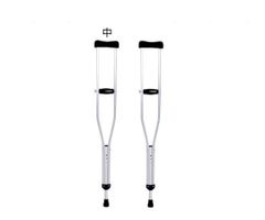 ほぼ新品(11分のみ使用) 松葉杖 （CMS-80M）2本 黒 調整可能 - メルカリ