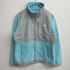 THE NORTH FACE フリース デナリジャケット バイカラー グレー/アクアブルー【レディースM】