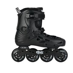インラインスケート23-27.5cm 黒 MT PLUS Micro Skate