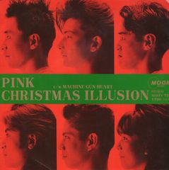 【邦EP】PINK「CHRISTMAS ILLUSION c/w MACHINE GUN HEART」ピンク　1987年発売・見本盤