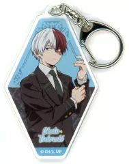 【中古】キーホルダー 轟焦凍 「僕のヒーローアカデミア トレーディングアクリルキーホルダー グリニッシュコスチュームVer.」