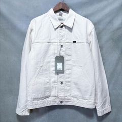 OMNIGOD オムニゴッド 未使用 タグ付き コットン ダック ショート ワーク ジャケット Gジャン size.4 (XL) アイボリー オフ白 58-0239X