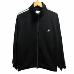 ザダファーオブセントジョージ THE DUFFER OF ST. GEORGE タグ付き トラックジャケット ブルゾン ロゴ刺繡 黒 ブラック Mサイズ 0527のサムネイル