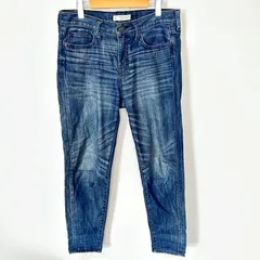 (^w^)b Abercrombie＆Fitch アバクロンビーアンドフィッチ デニムパンツ 綿100% ジーンズ ジーパン テーパード アメカジ 古着MIX デイリー タウンユース インディゴ メンズ サイズW28