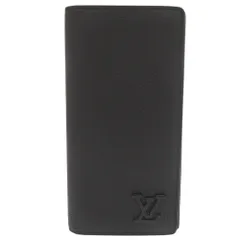 美品 ルイ ヴィトン ポルトフォイユ ブラザ NM LV アエログラム M69980 IC ブラック 長財布 黒 LV 0371 LOUIS VUITTON