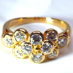 Chaumet ショーメ ダイヤモンドリング ダイヤモンド10石