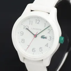 QZ LACOSTE LC.102.9.47.2809 白文字盤 レディース腕時計 2000000 NSK KRK